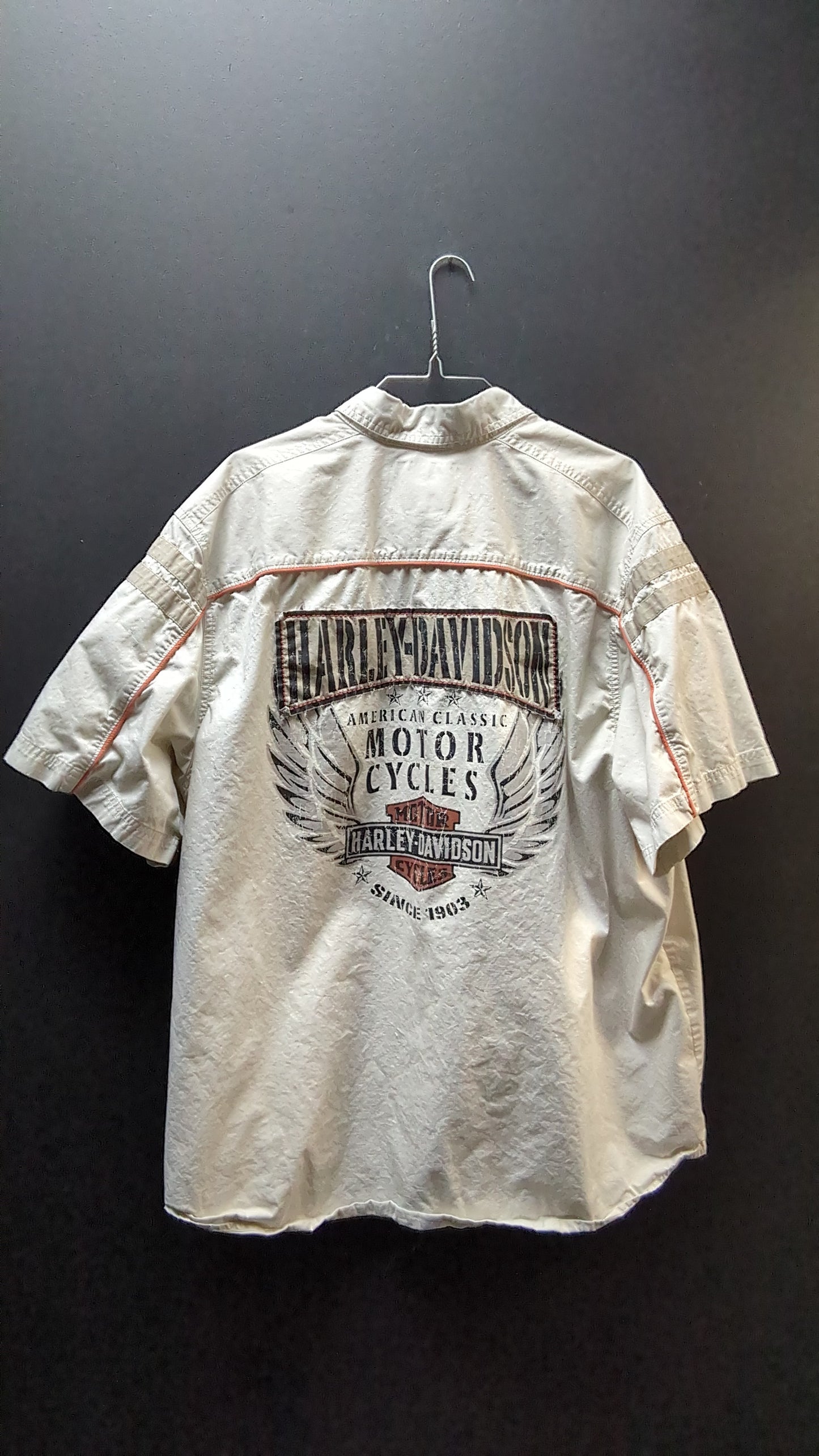 Harley Davidson Button Up Collar Shirt