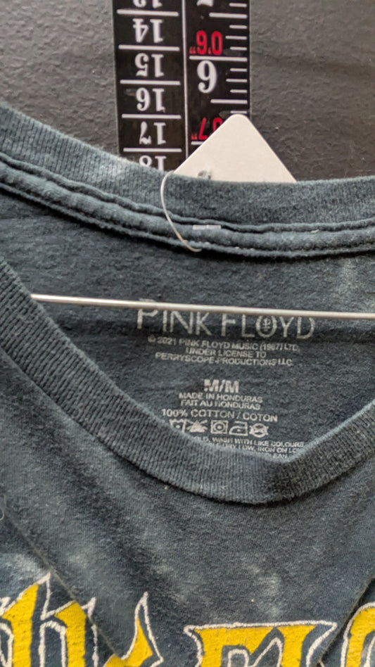 Pink Floyd "In Quadraphonic Sound" Graphic Tee – Black/White Tie-Dye – Size Medium