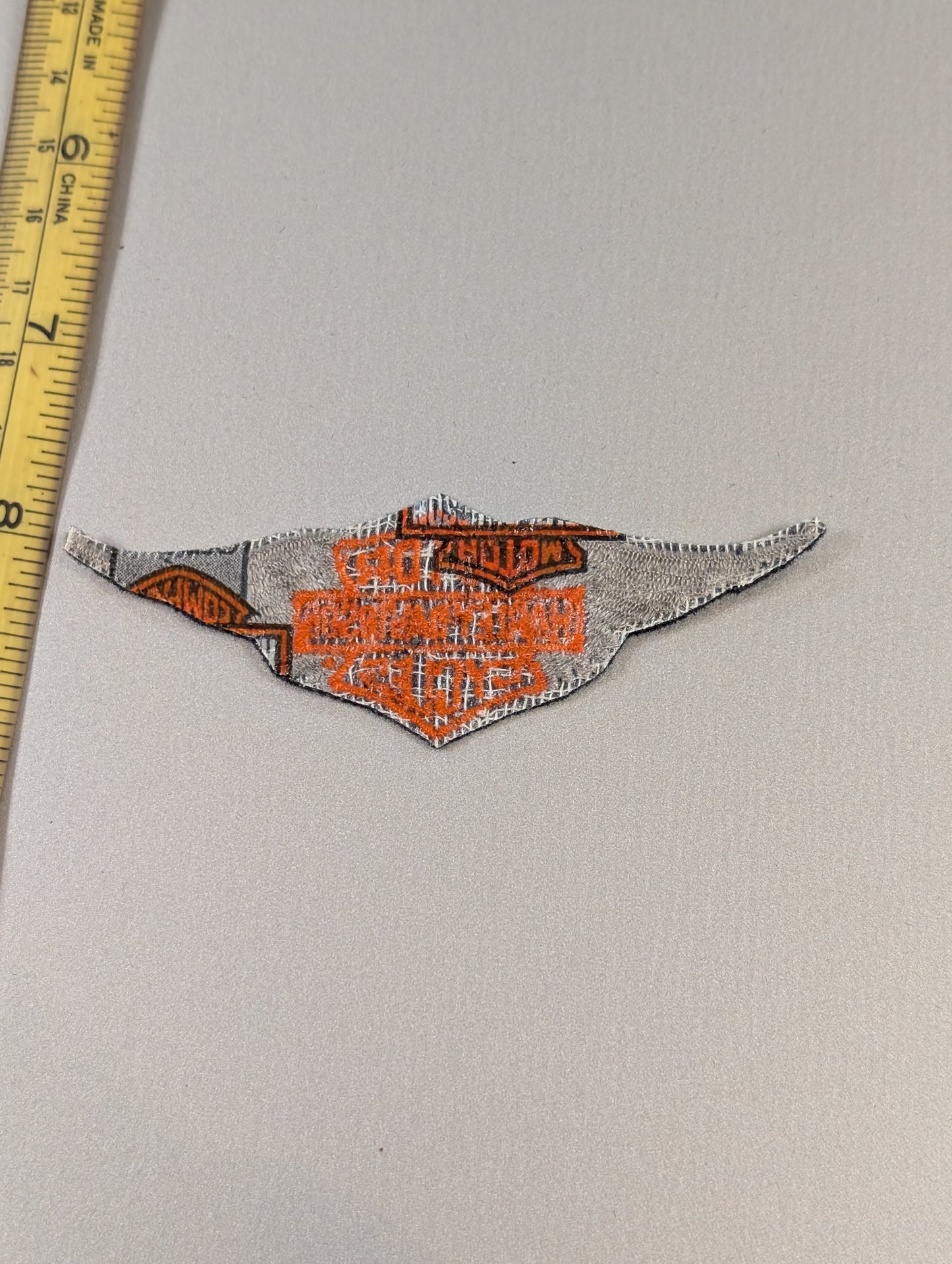 Vintage Harley-Davidson Winged Bar & Shield Patch – Gauze Back