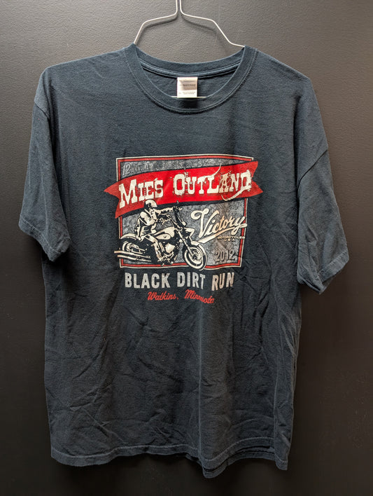 Victory XL Men's tshirt Black Dirt Run