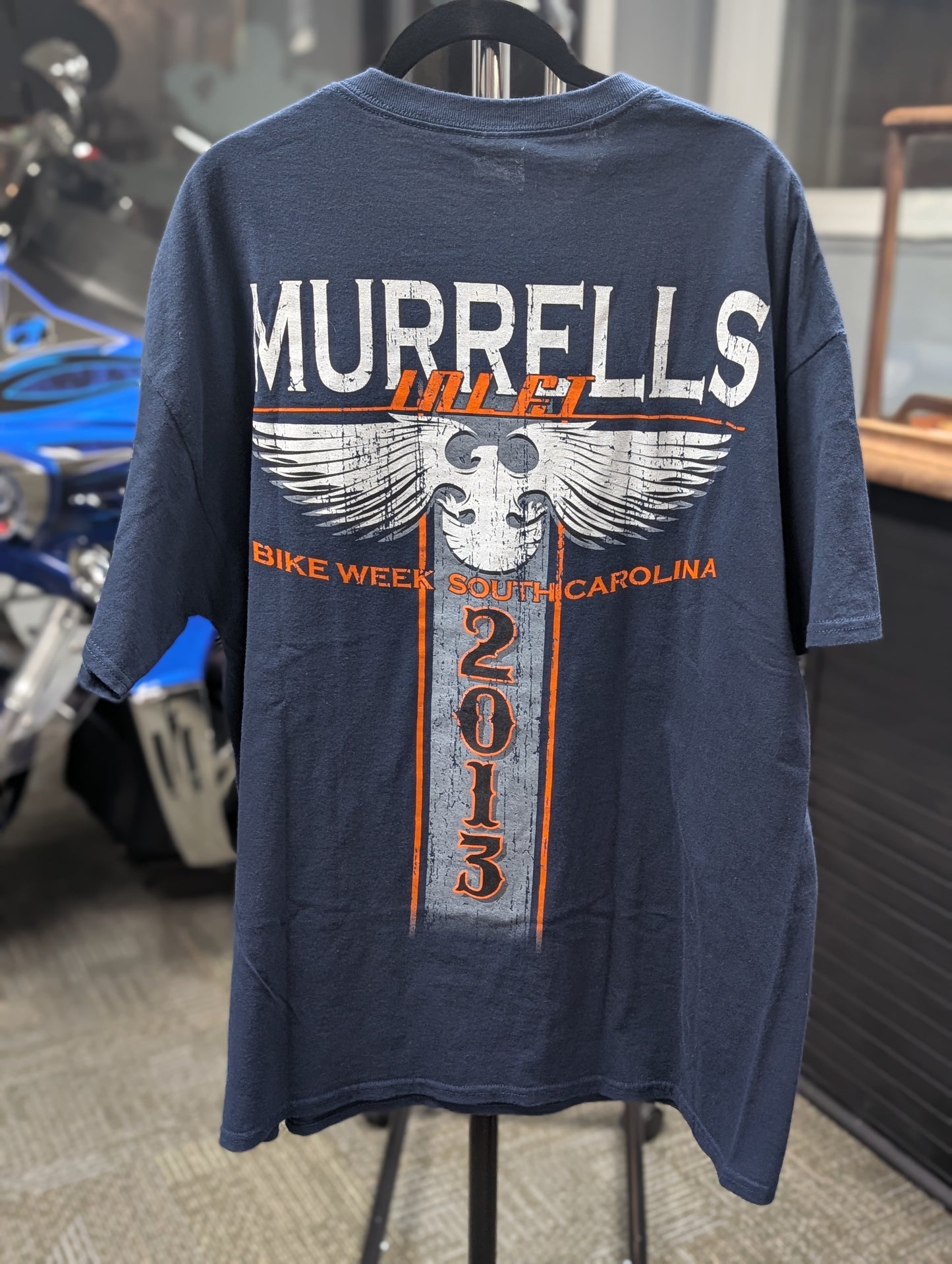 Navy blue Merrells XL t-shirt