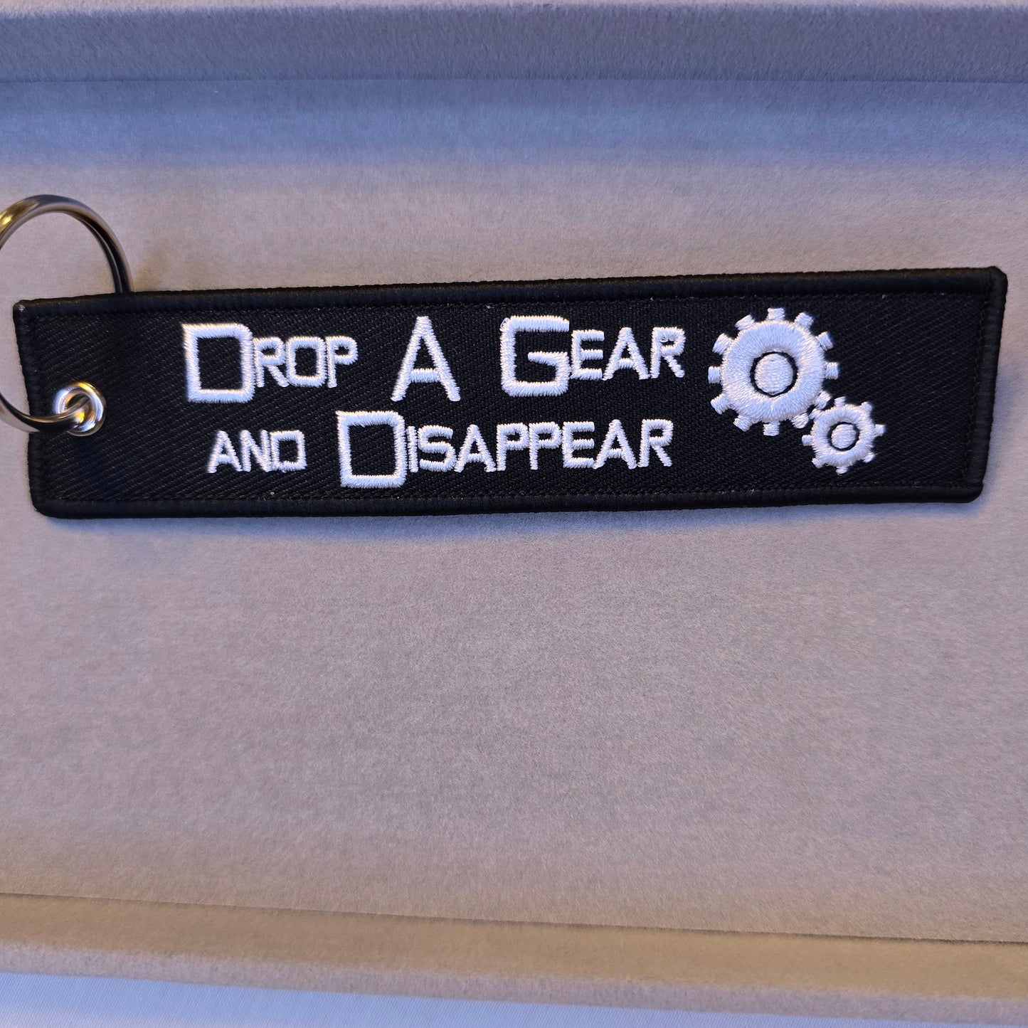 Fabric Patch Style Keychain