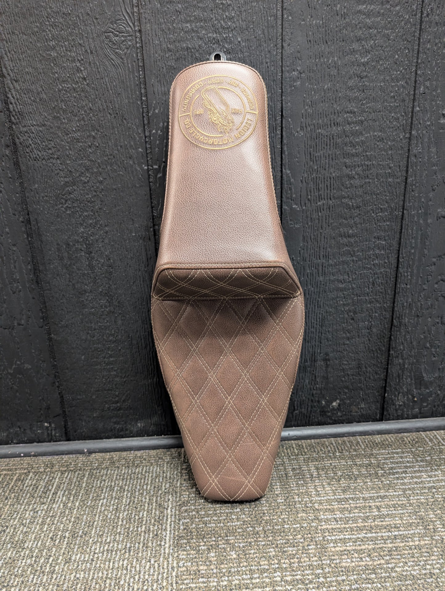 Saddlemen Step-Up Front Lattice Stitch Seat in Brown 879-03-172BR