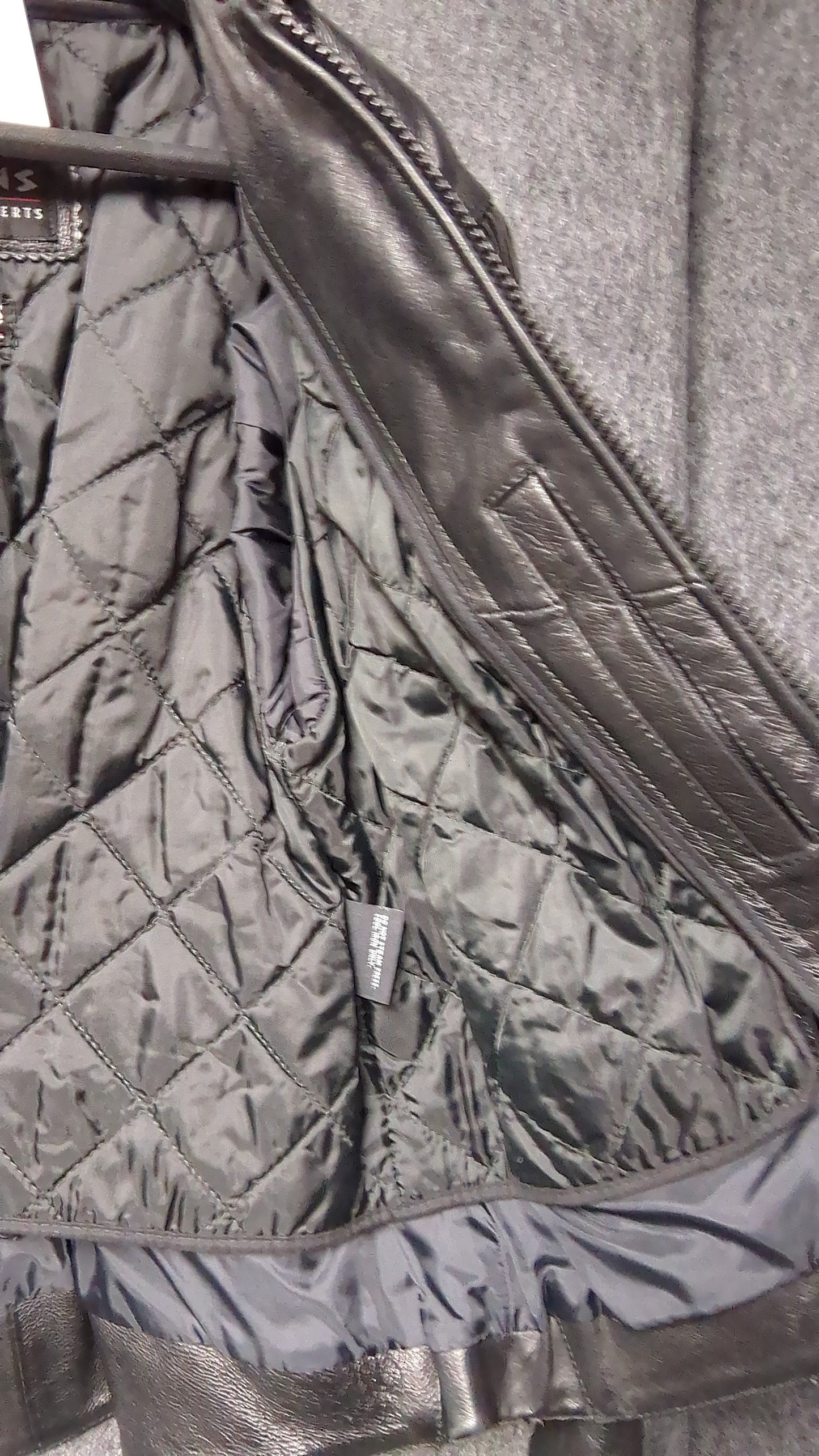 Women's Wilsons Leather Fringe Motorcycle Jacket – Thinsulate Lined (M)