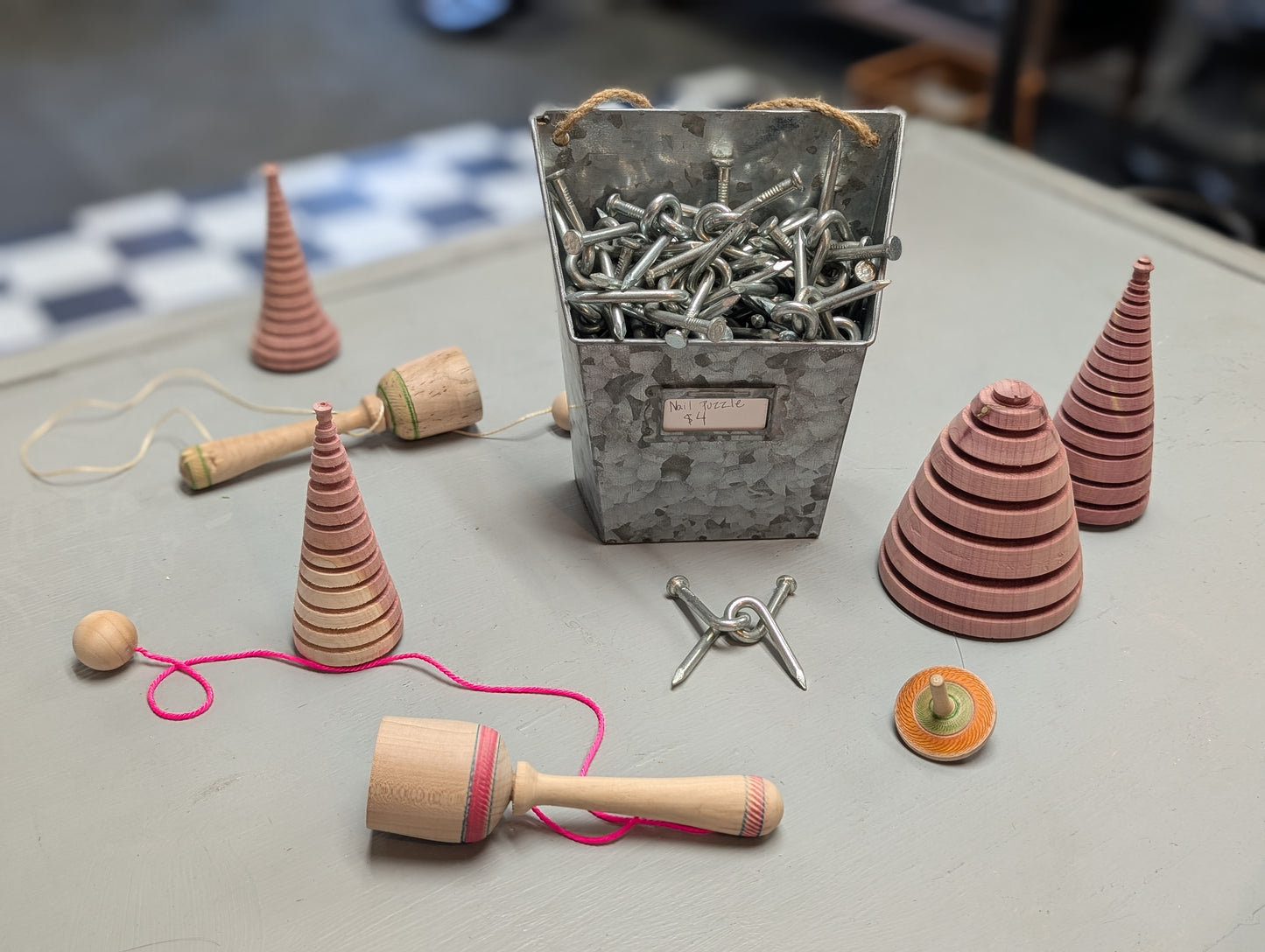 Ball and Cup toy - Handmade locally