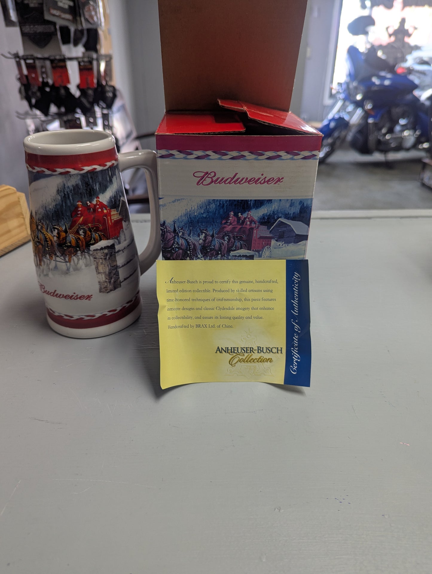 Budweiser Stein mug