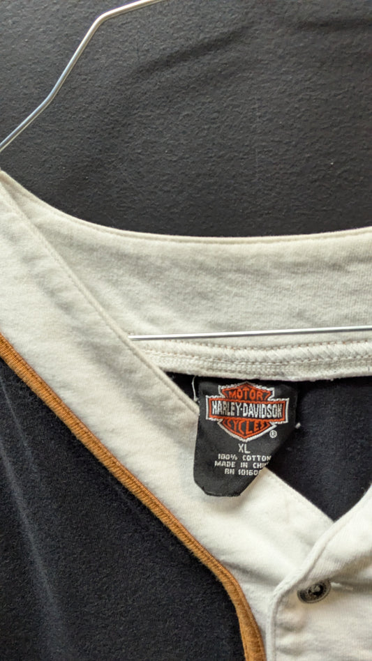 Harley-Davidson Baseball Style Short Sleeve Button-up