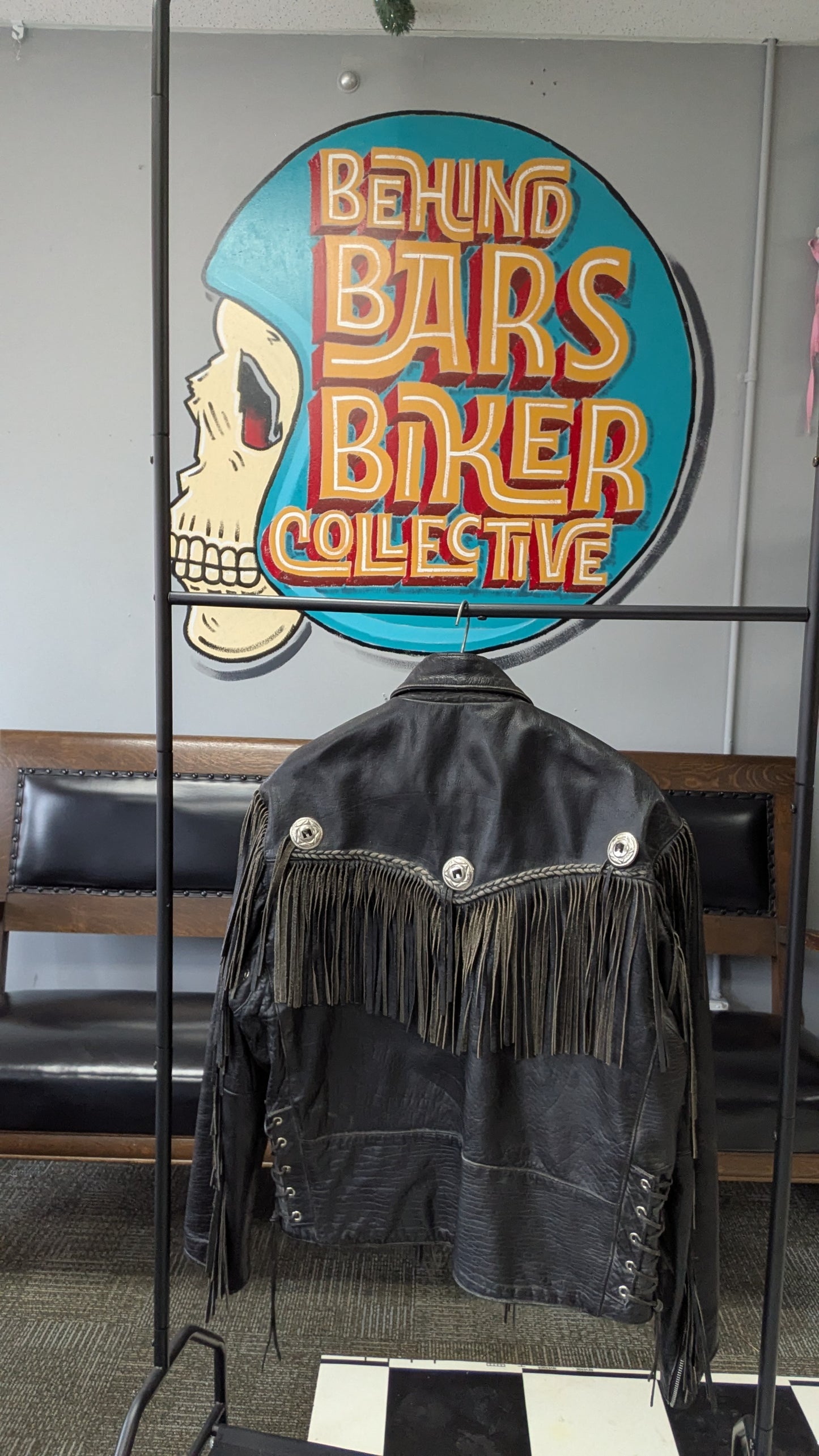 Vintage Fringe Leather Jacket