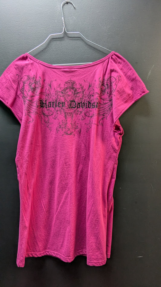 Hot Pink Skull T-shirt