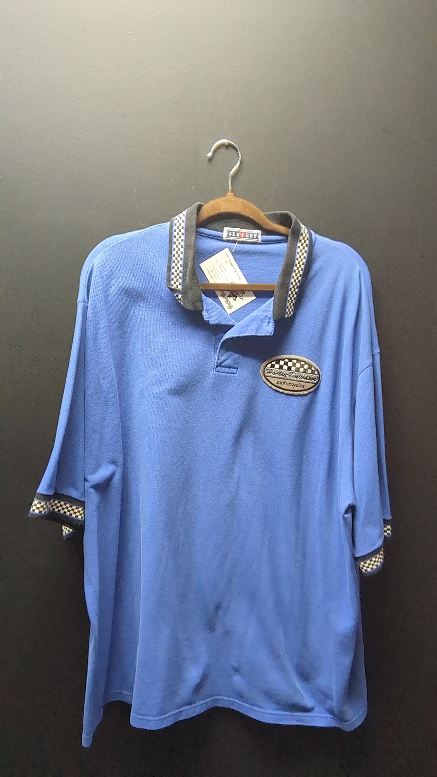 Harley Davidson Checkered Polo - 2XL