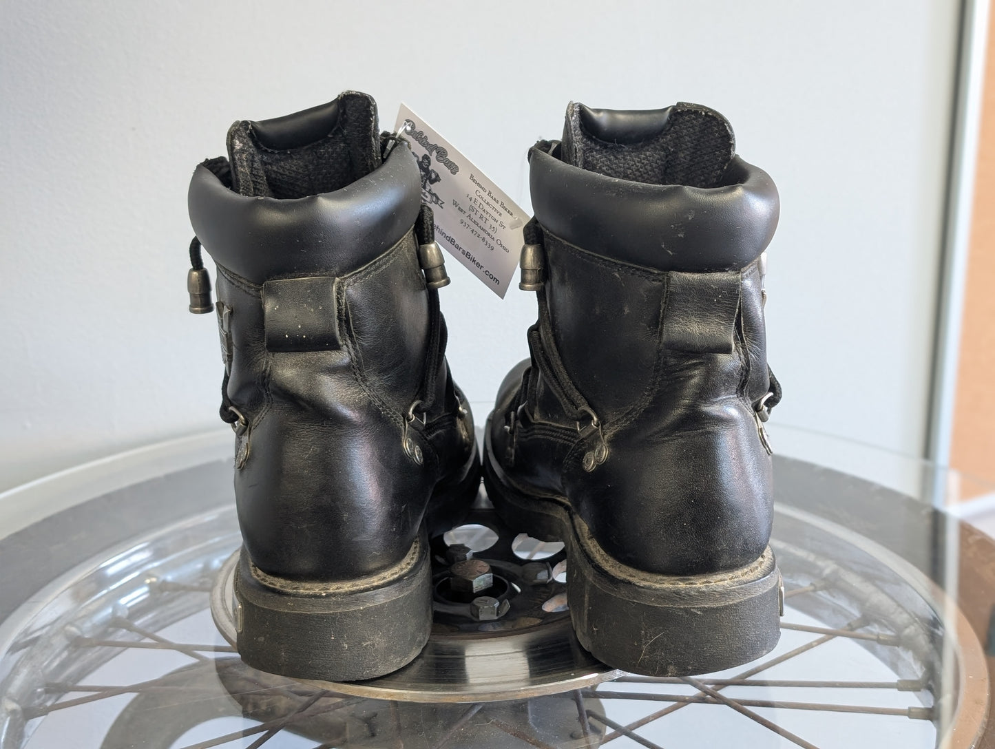 Leather boots men 9.5
