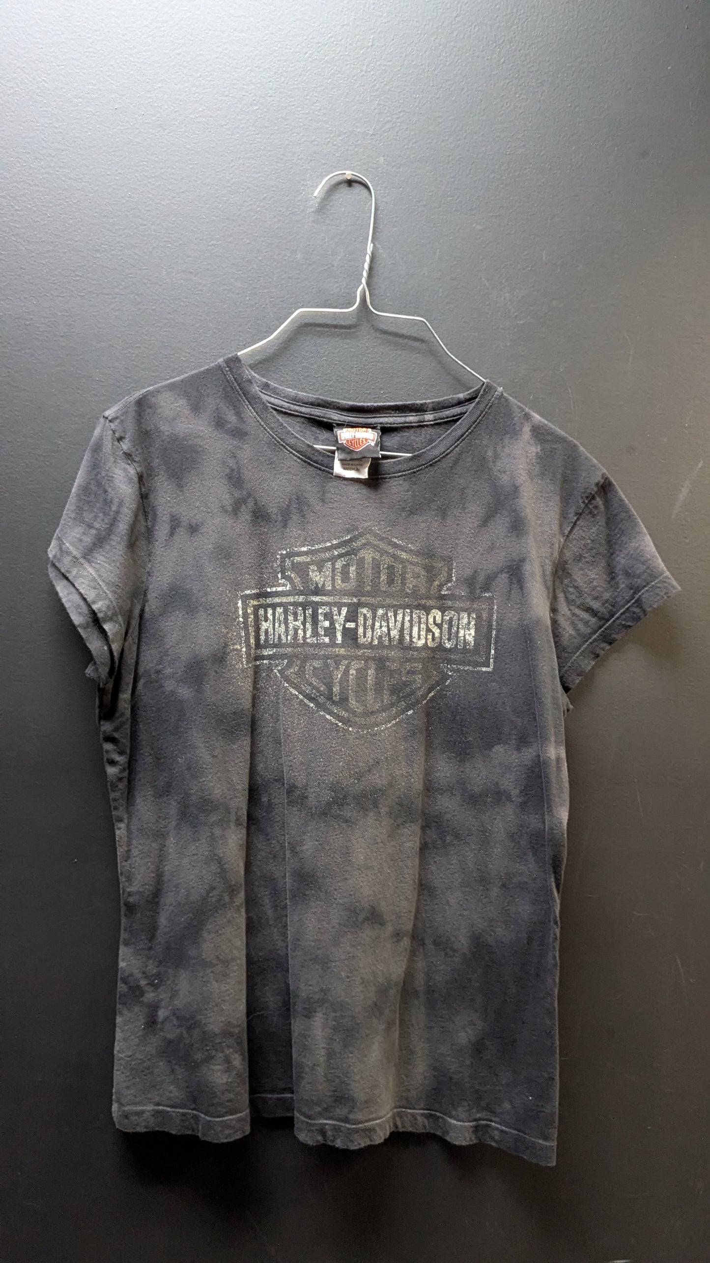 Harley  Black Tie dye t-shirt