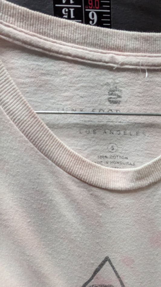 Pink Floyd "Dark Side of the Moon" 1973 Tour Tee – Pastel Tie-Dye – Size Small