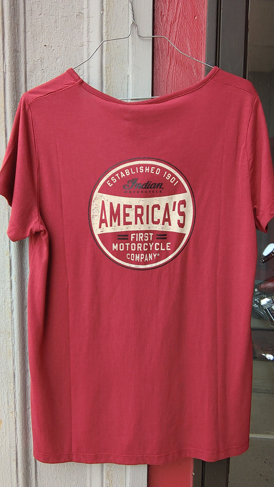 Indian Motorcycle Woman's Relaxed Fit  Tee