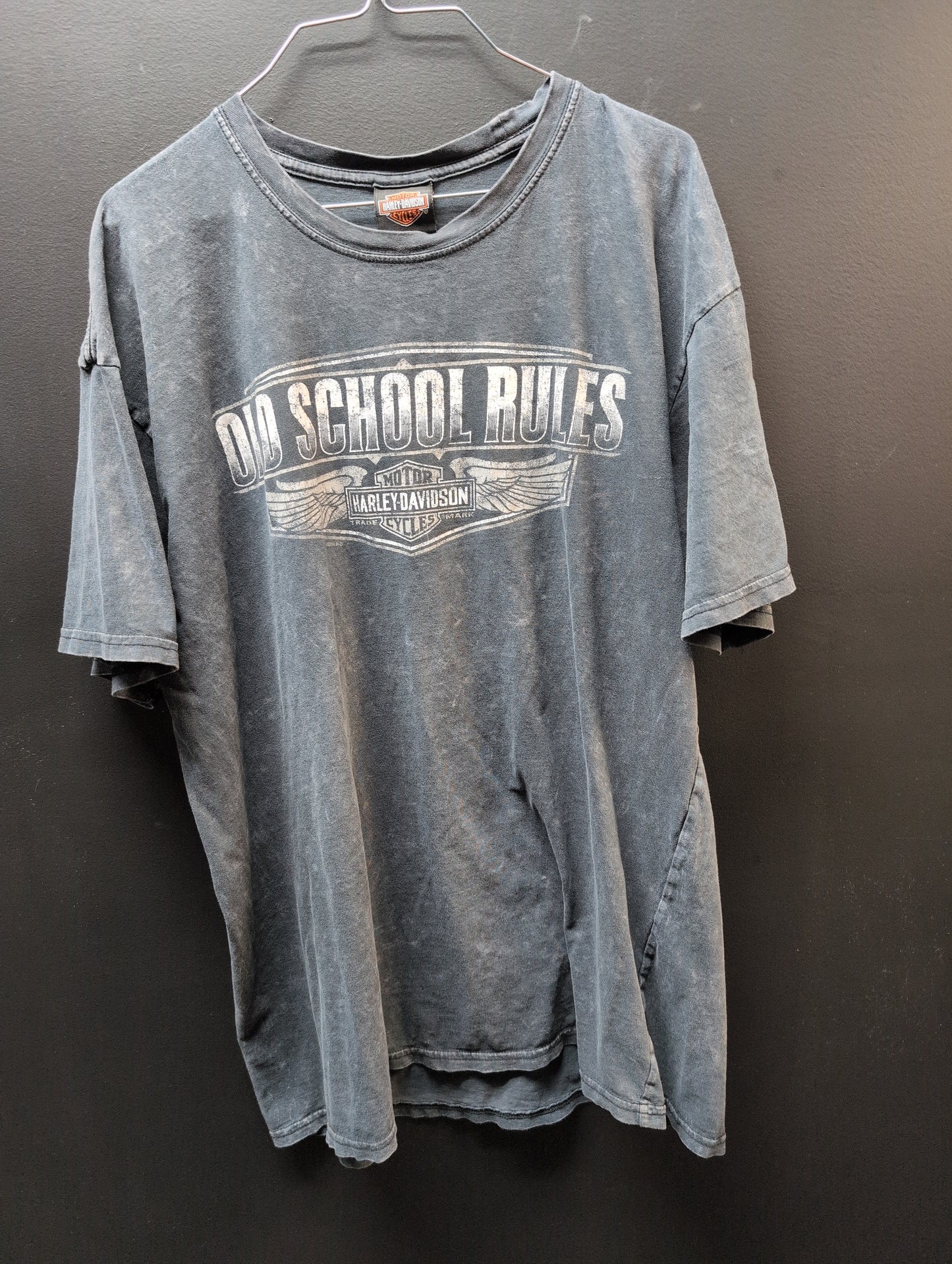 Old School Rules Harley Tshirt