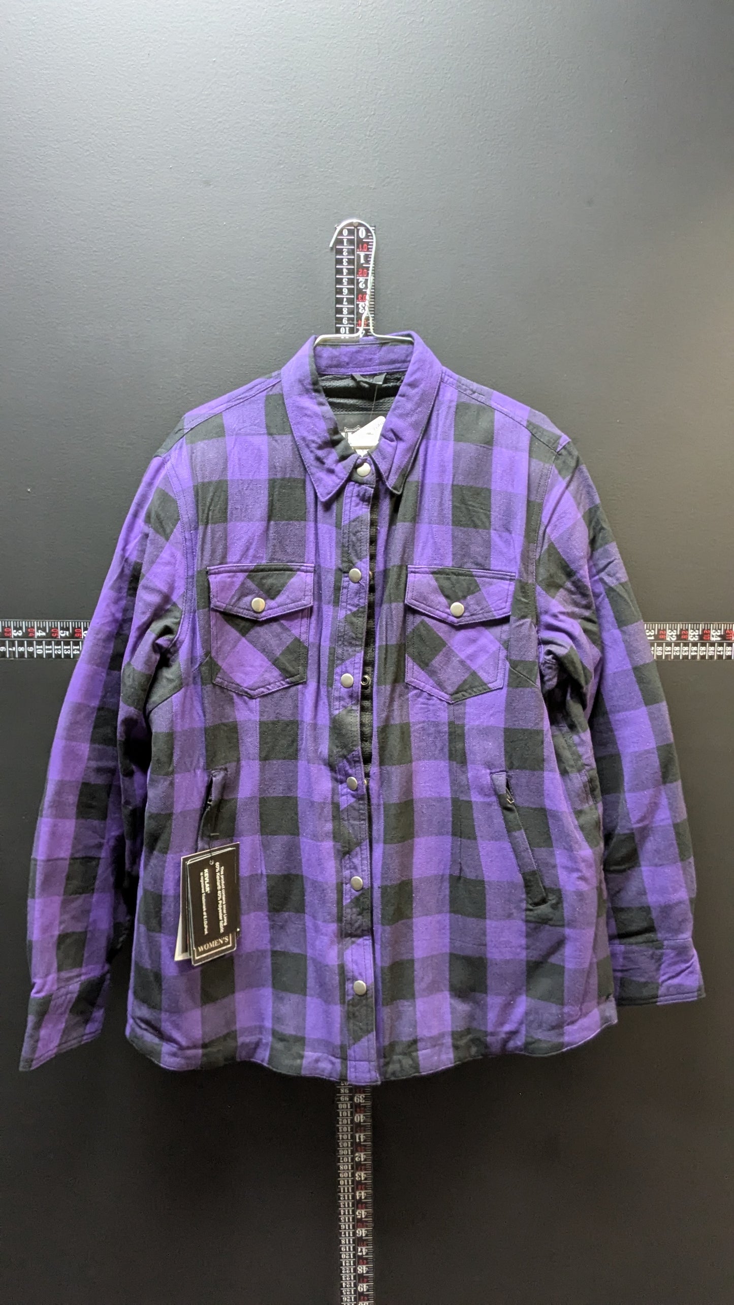 NEW! UNK Riding Gear Kevlar Women's Flannel Jacket - Size  2XL