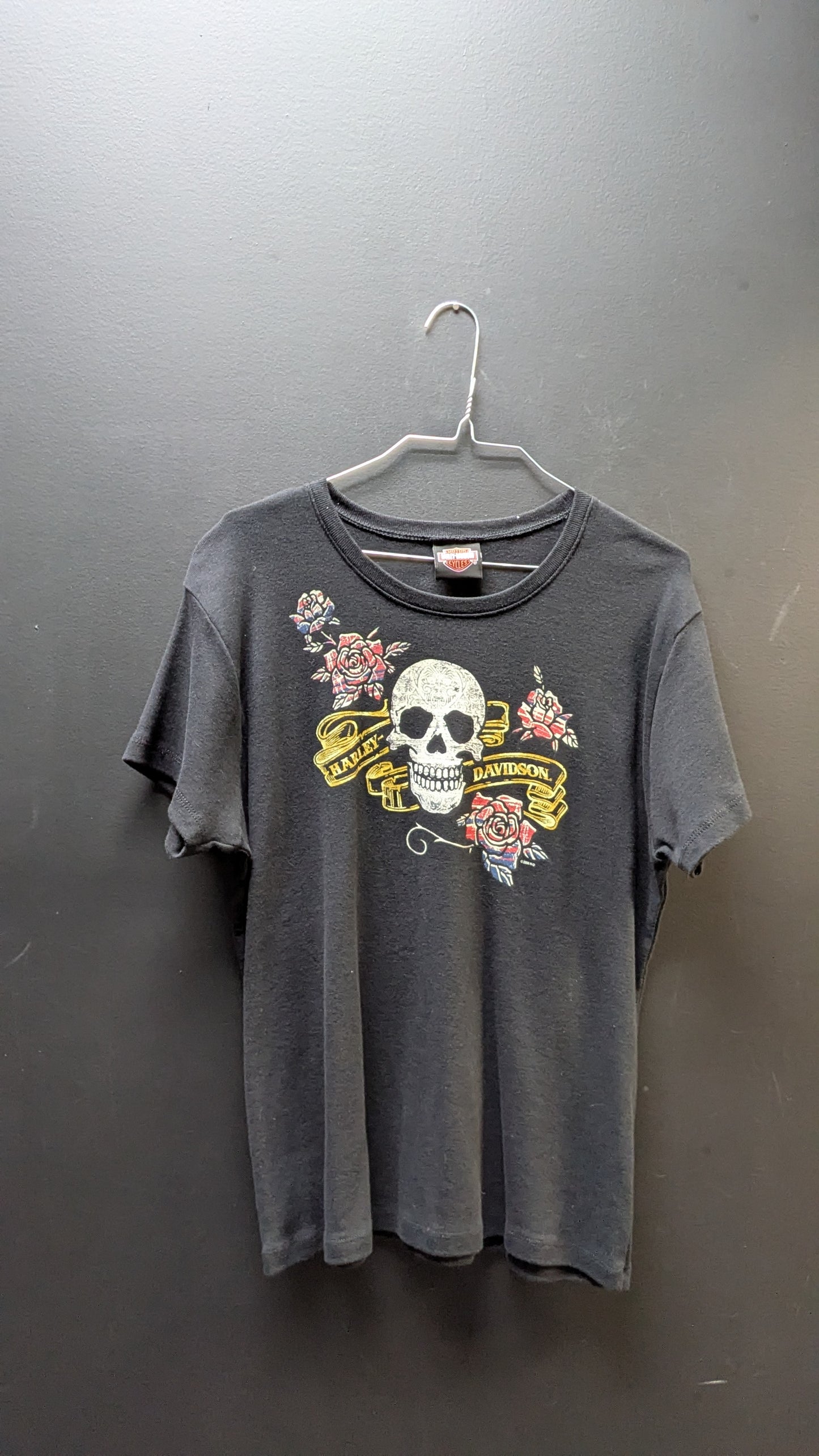 Harley Floral and skull