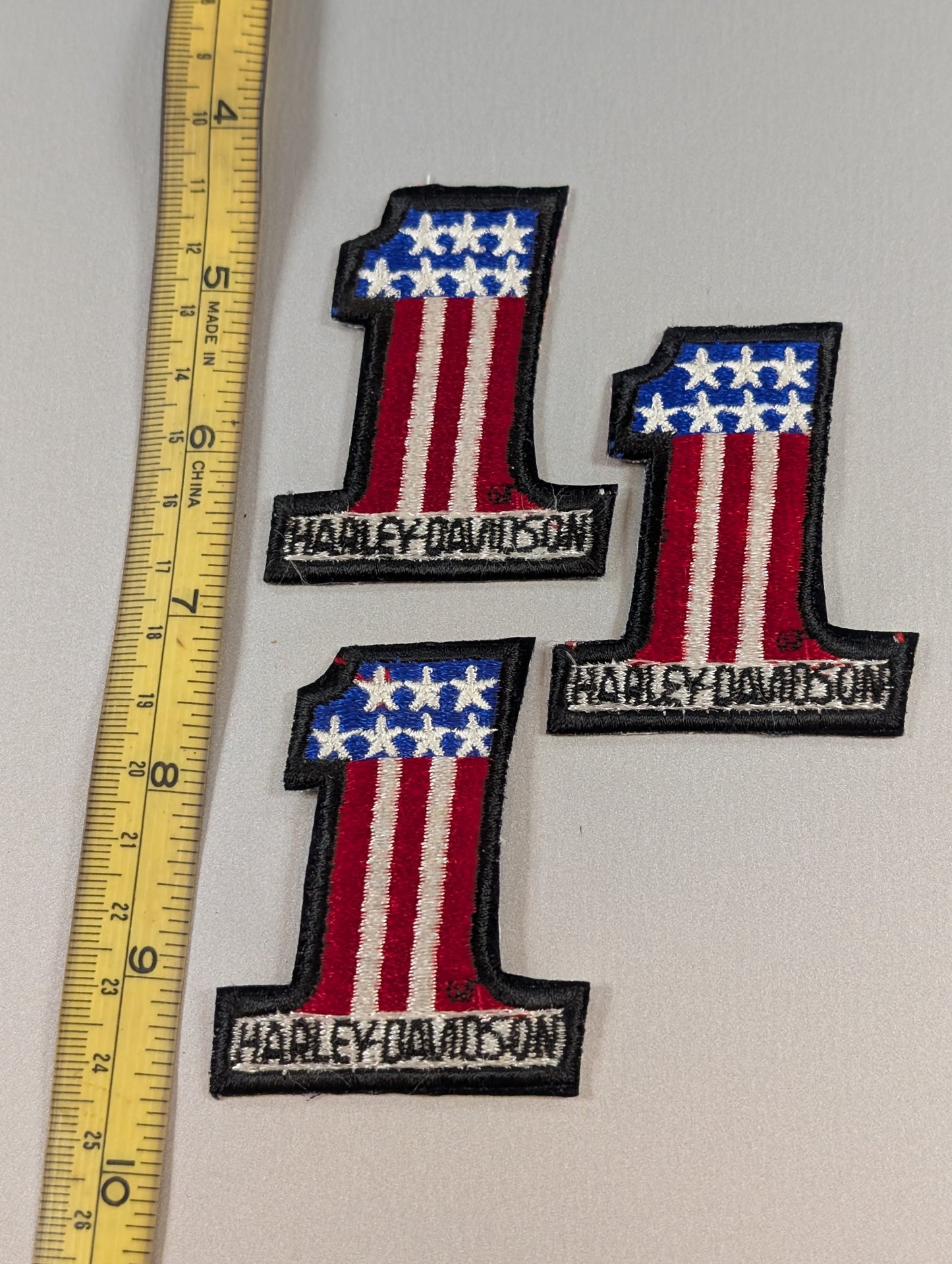 Harley-Davidson #1 American Flag Patch – Embroidered