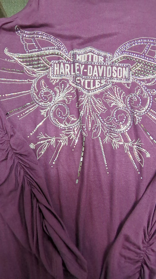 Harley Davidson Cold Shoulder Top
