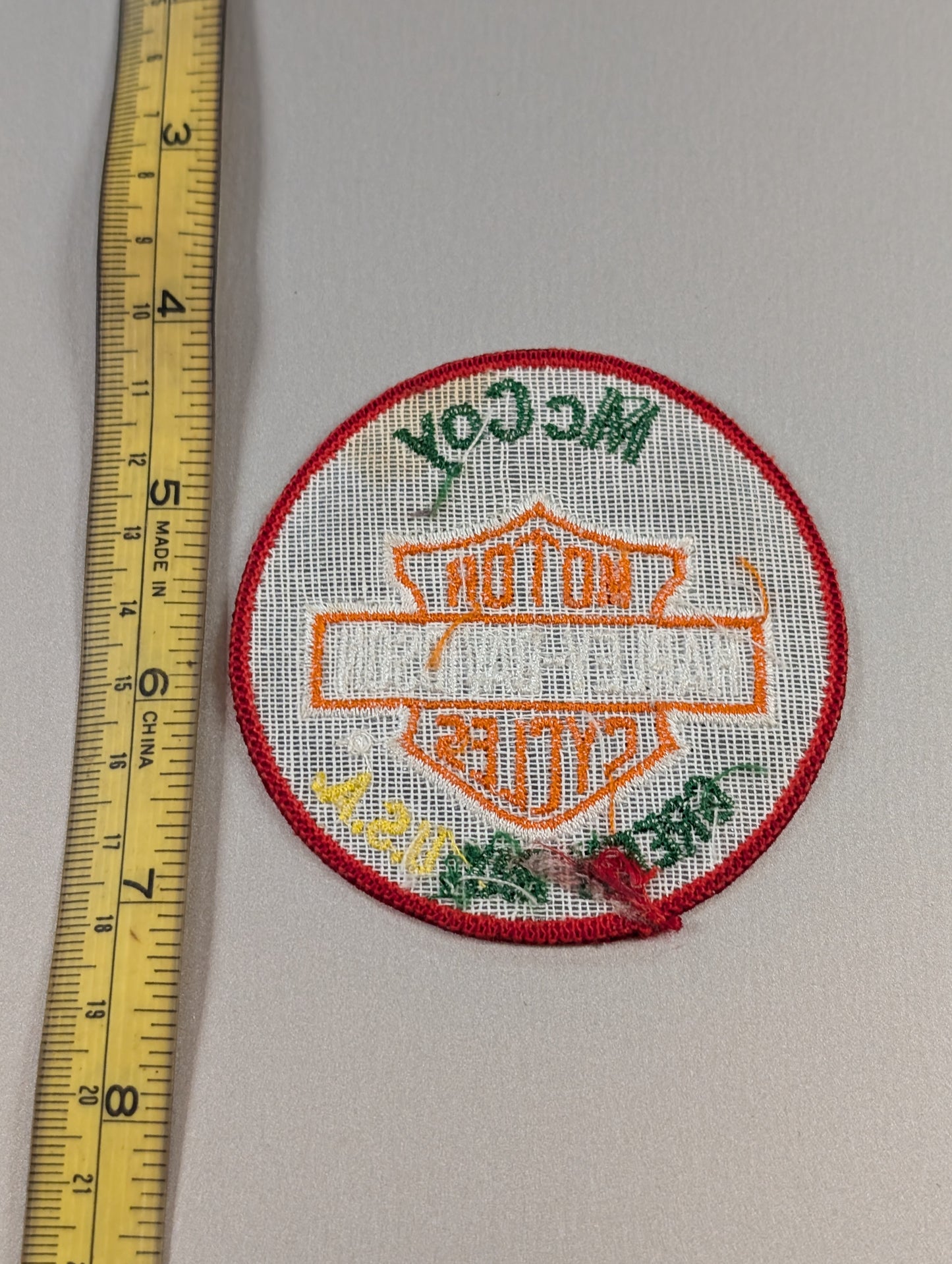 McCoy Harley-Davidson Green Bay WI Dealer Patch – Vintage