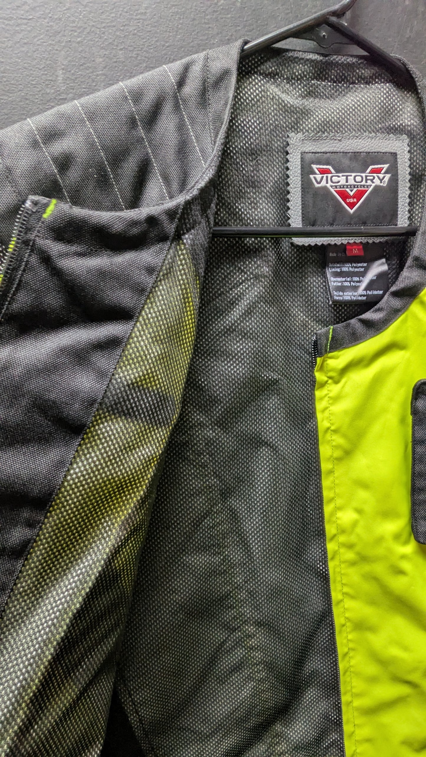 New Victory Military Vest unisex safety yellow-Med