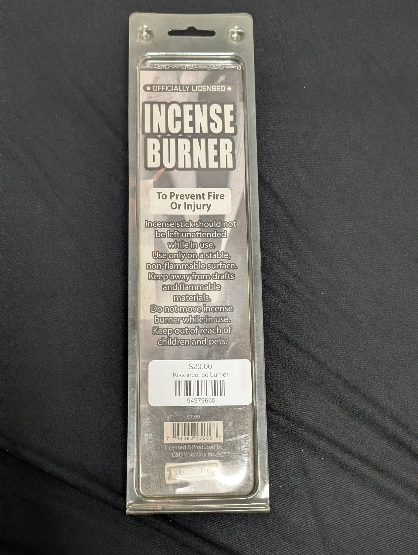 Kiss incense burner