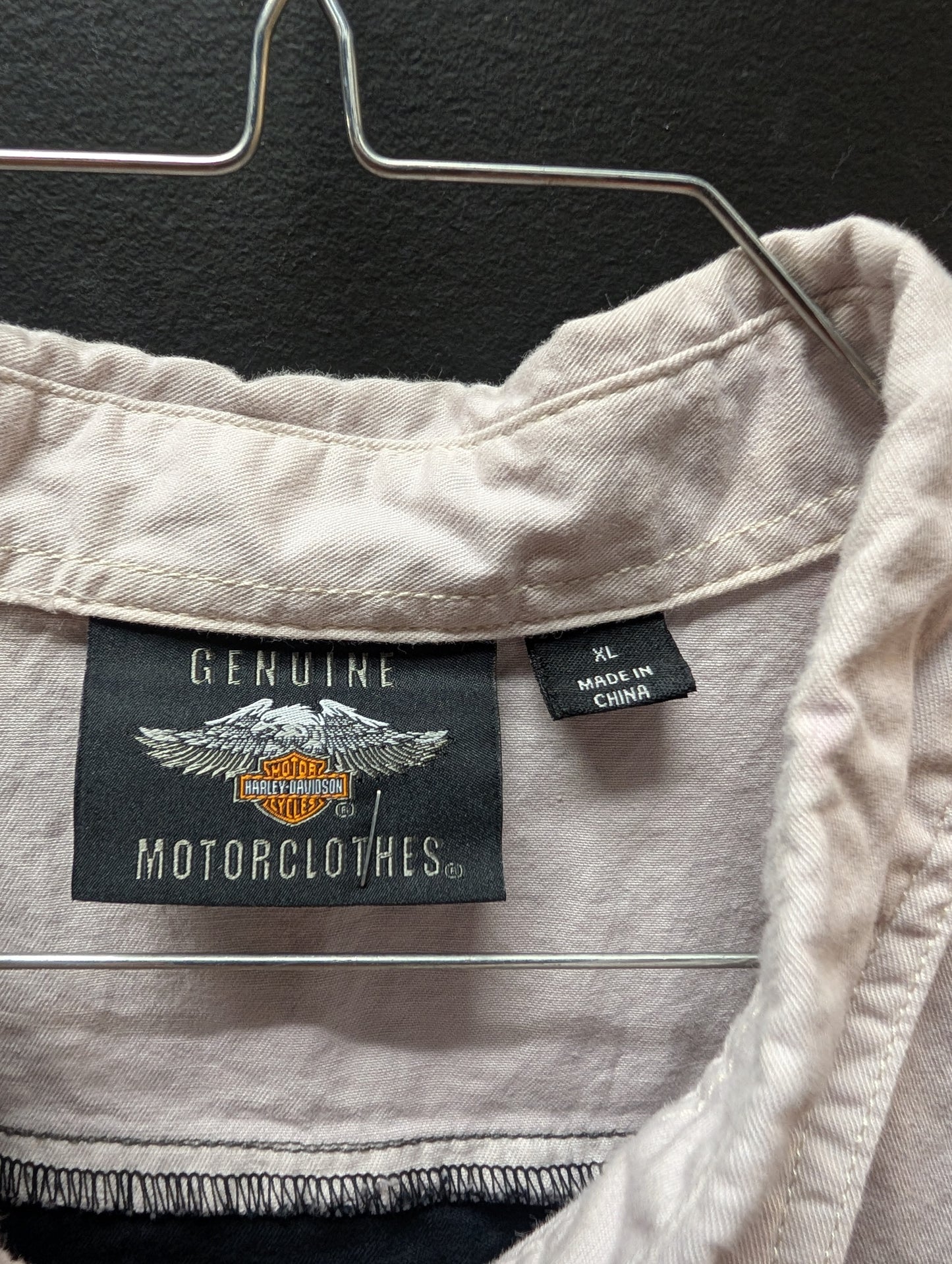 Button up Sleeveless Harley Davidson Shirt