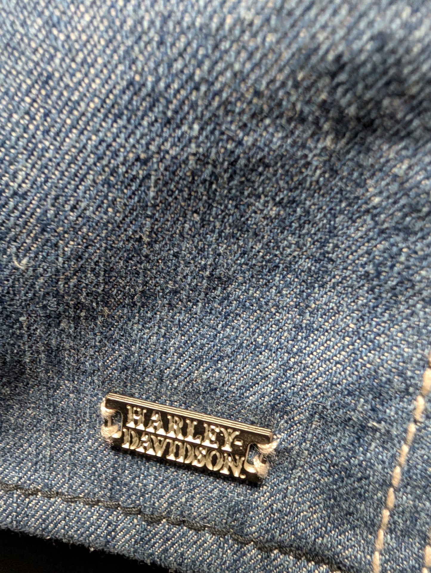 2xl Harley Davidson denim vest for women