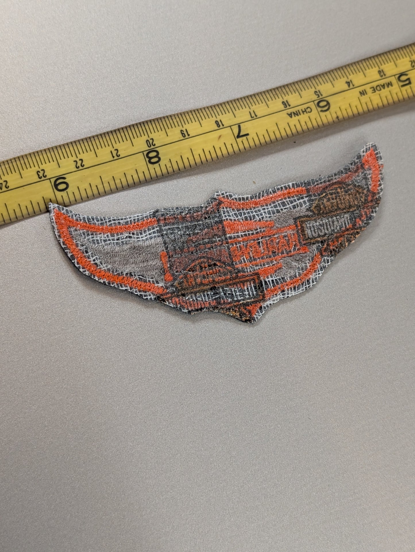 Vintage Harley-Davidson Winged Logo Patch – Gauze Back