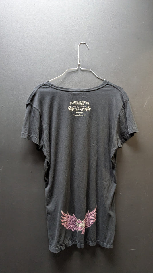 Harley-Davidson Pink Skull Woman's T-shirt