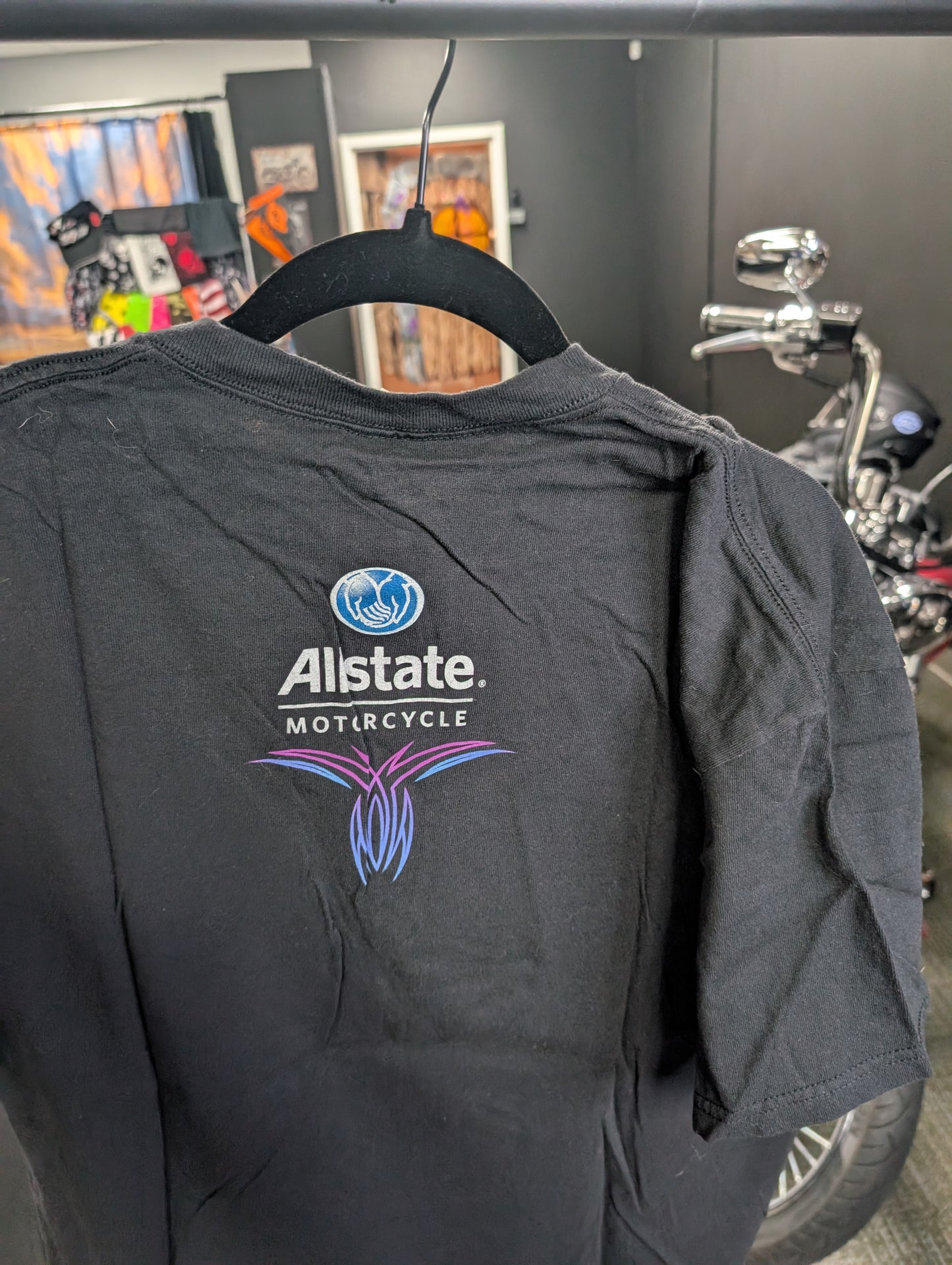 Allstate Motorcycle TShirt Size L