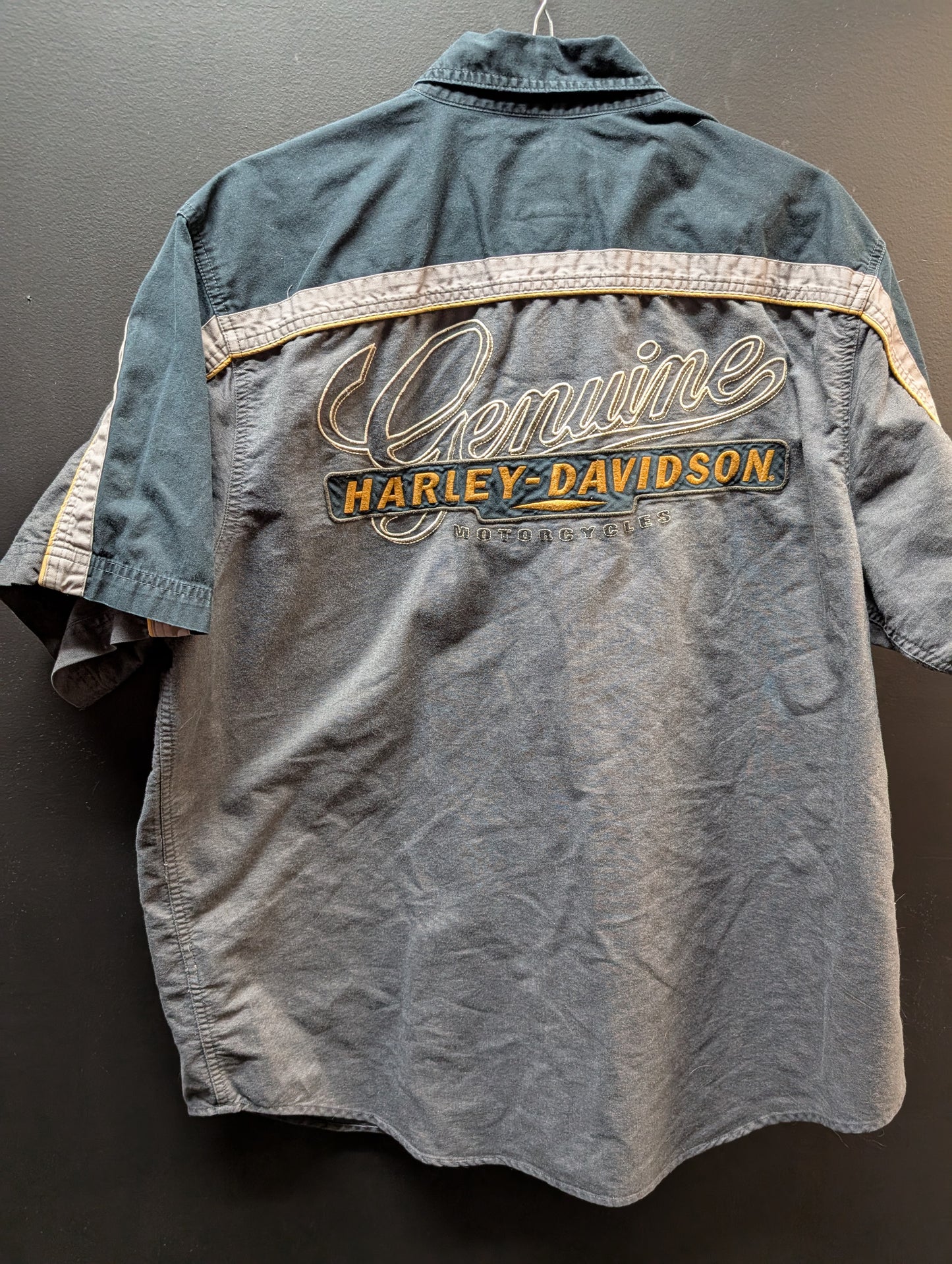 Button Up Harley Davidson Men's shirt