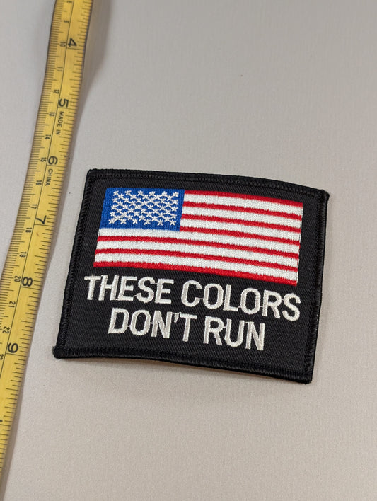 These colors don't run vintage patch