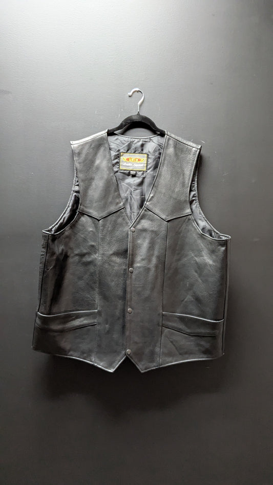 Unik Leather Apparel Men's Vest 4XLTL
