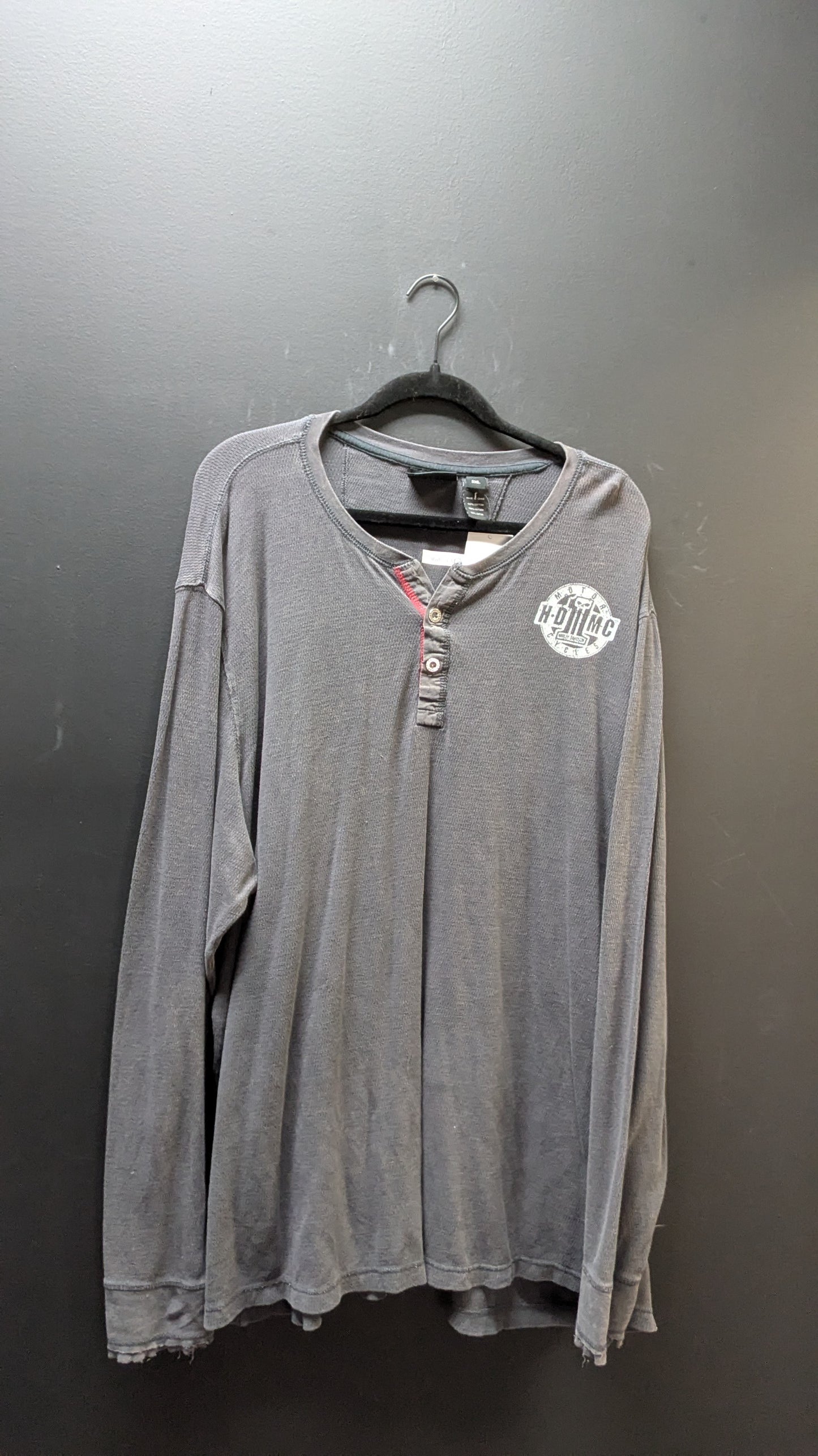 Harley Davidson Long sleeve Waffle Knit 3XL