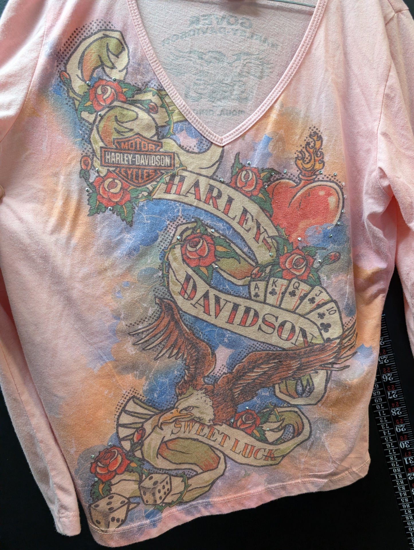 Harley-Davidson Embellished Long Sleeve Shirt – Women’s XL