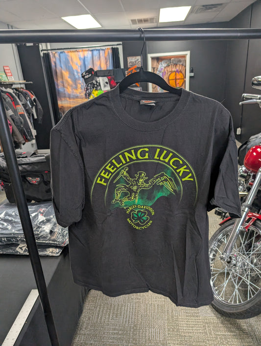 Lucky Buckeye Harley Davidson Stratman Men's XL Tshirt