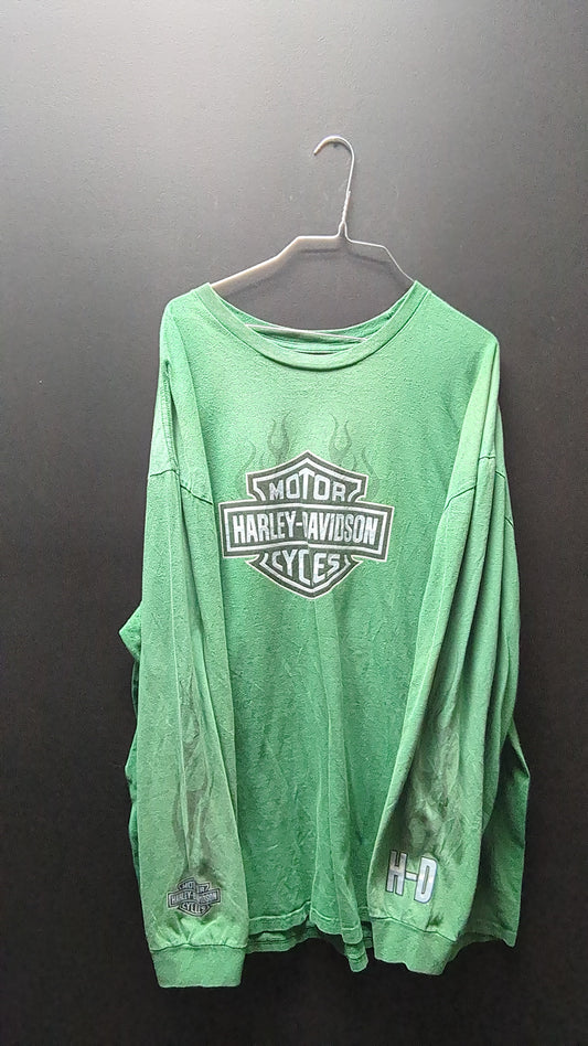 Harley Davidson Shamrock Long Sleeve T-shirt