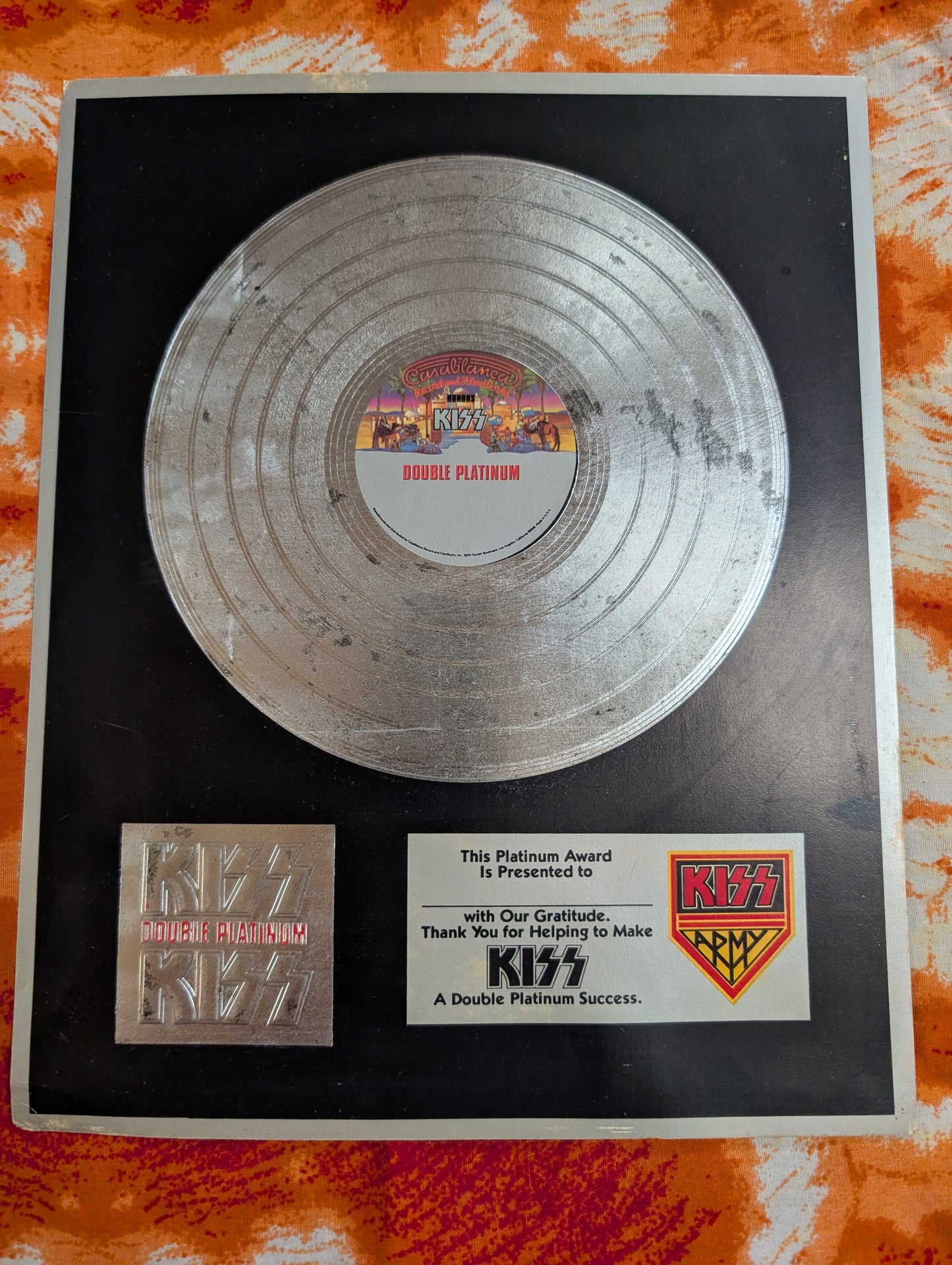 Kiss record set 1978 Double Platinum set
