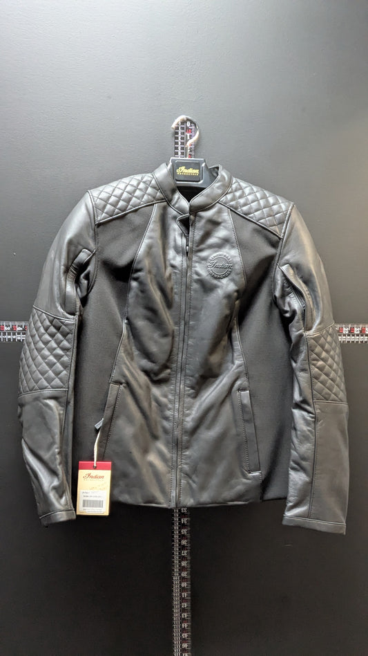 New! Indian Motorcycle Woman's Drew Leather Jacket-large